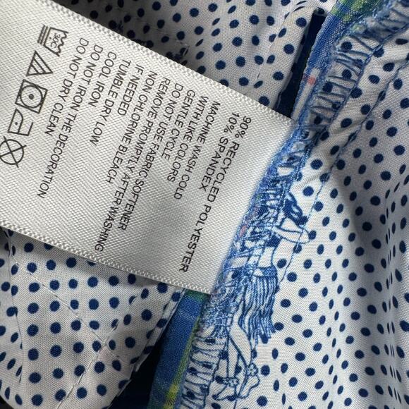 Tommy Bahama Men's Campanula Performance Shorts Blue Plaid 32 Outdoor Golf - Picture 7 of 11